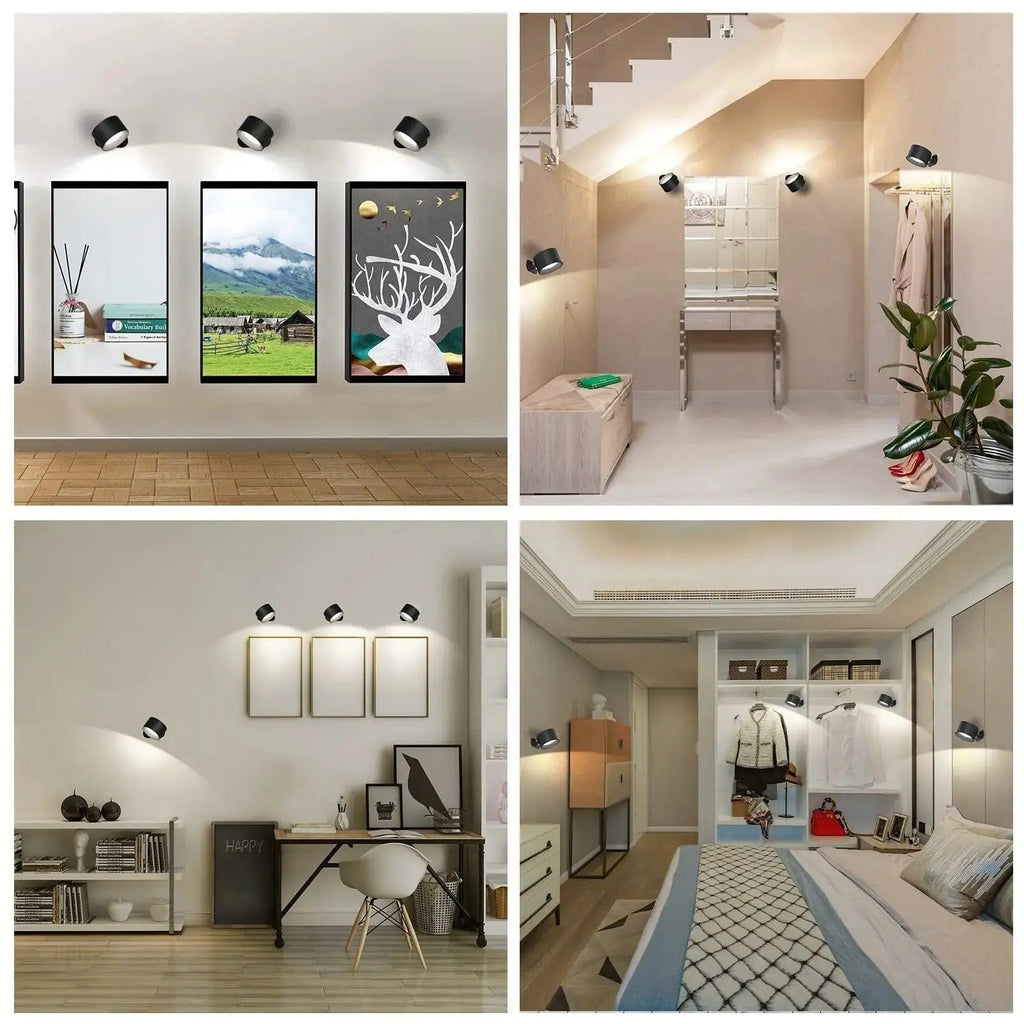 Battery Operated Wall Light | Rechargeable, 360° Adjustable & Wireless for Modern Interiors