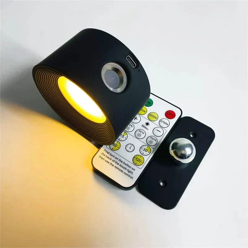 Battery Operated Wall Light | Rechargeable, 360° Adjustable & Wireless for Bedrooms, Hallways & Reading Corners