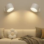 Battery Operated Wall Light | Rechargeable, 360° Adjustable & Wireless for Bedrooms, Hallways & Reading Corners