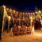 Twinkling Icicle String LED Lights | Warm White & Cool White, Extendable for Indoor & Outdoor Holiday Decor