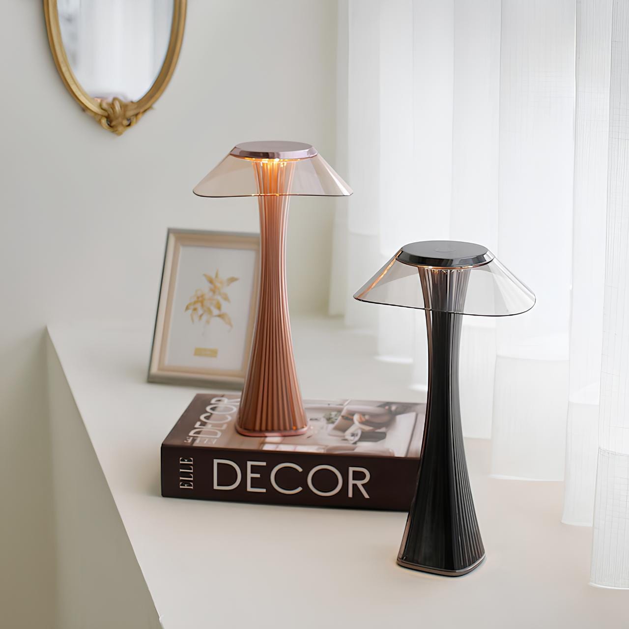 Luxury Crystal Table Lamp | Wireless Dimmable Table Light