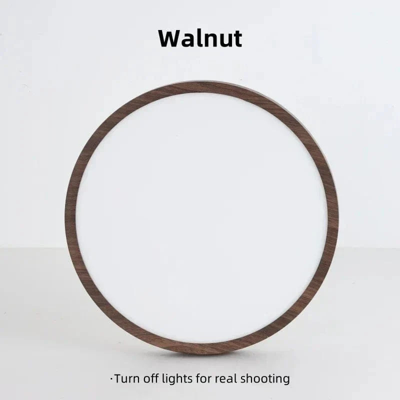 LED Ceiling Light | Ultrathin Wood Grain Design, Dustproof & Dimmable for Modern Interiors