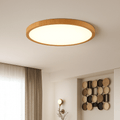 LED Ceiling Light | Ultrathin Wood Grain Design, Dustproof & Dimmable for Modern Interiors
