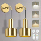 Wireless Rechargeable Wall Lamp | Remote Control, Adjustable Brightness & Color Temperature for Bedrooms and Foyers