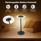 Intelligent RGB Table Lamp | Rechargeable LED Table Light