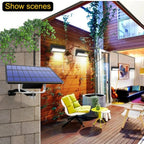 Solar Pendant Outdoor Light | Dual or Single Head, IP65 Waterproof & Ideal for Patios, Barns, and Indoor Spaces