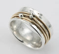 Vintage Gold Plated Silver Ring
