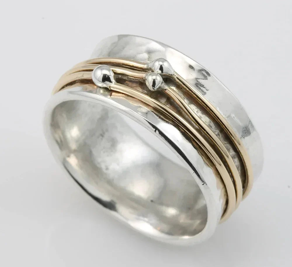 Vintage Gold Plated Silver Ring