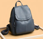 Vintage Leather Women's Backpack - Isabella