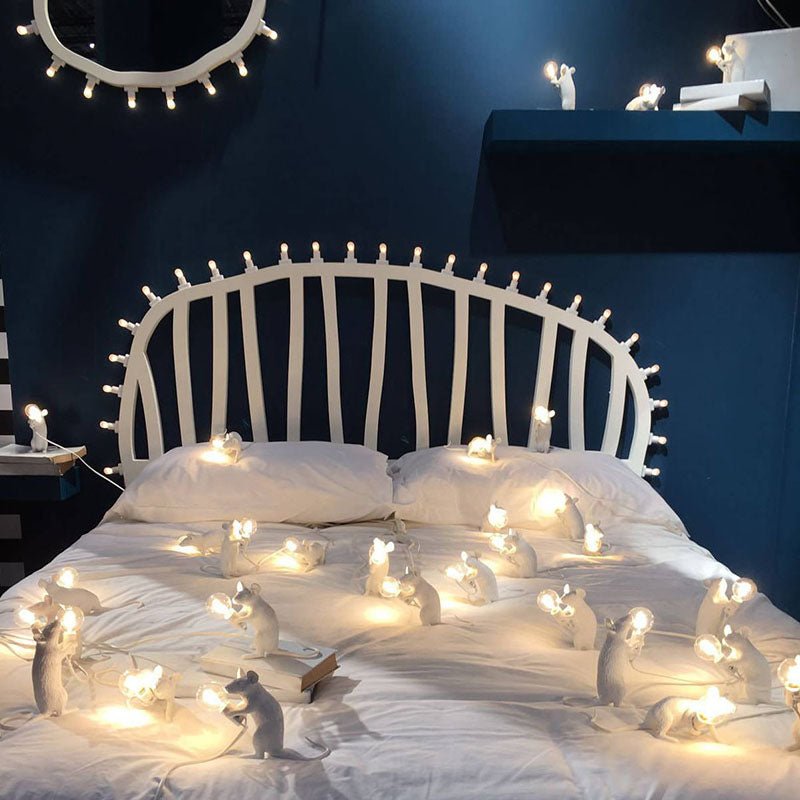 Vintage Mouse LED Table Lamp