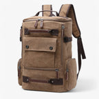 TIMECARRY – Vintage Canvas Backpack with Laptop Compartment