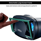VISIAX – 3D VR glasses with headphones & controller