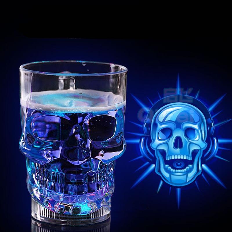 Lively Skull Glass - LED Glass Cup