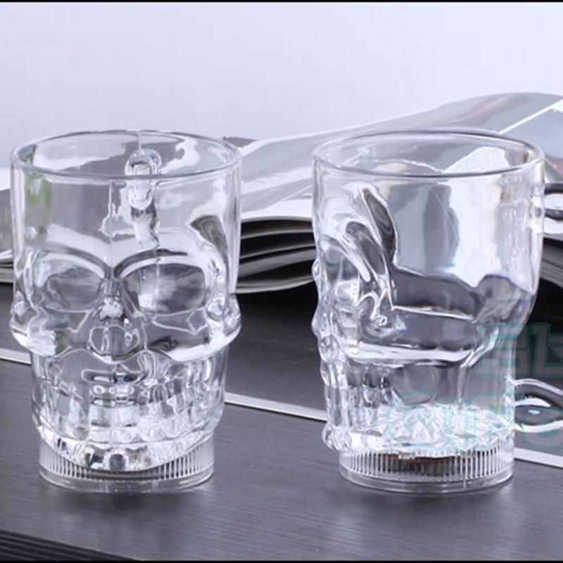 Lively Skull Glass - LED Glass Cup