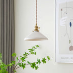 Scandinavian White Ceramic Pendant Light