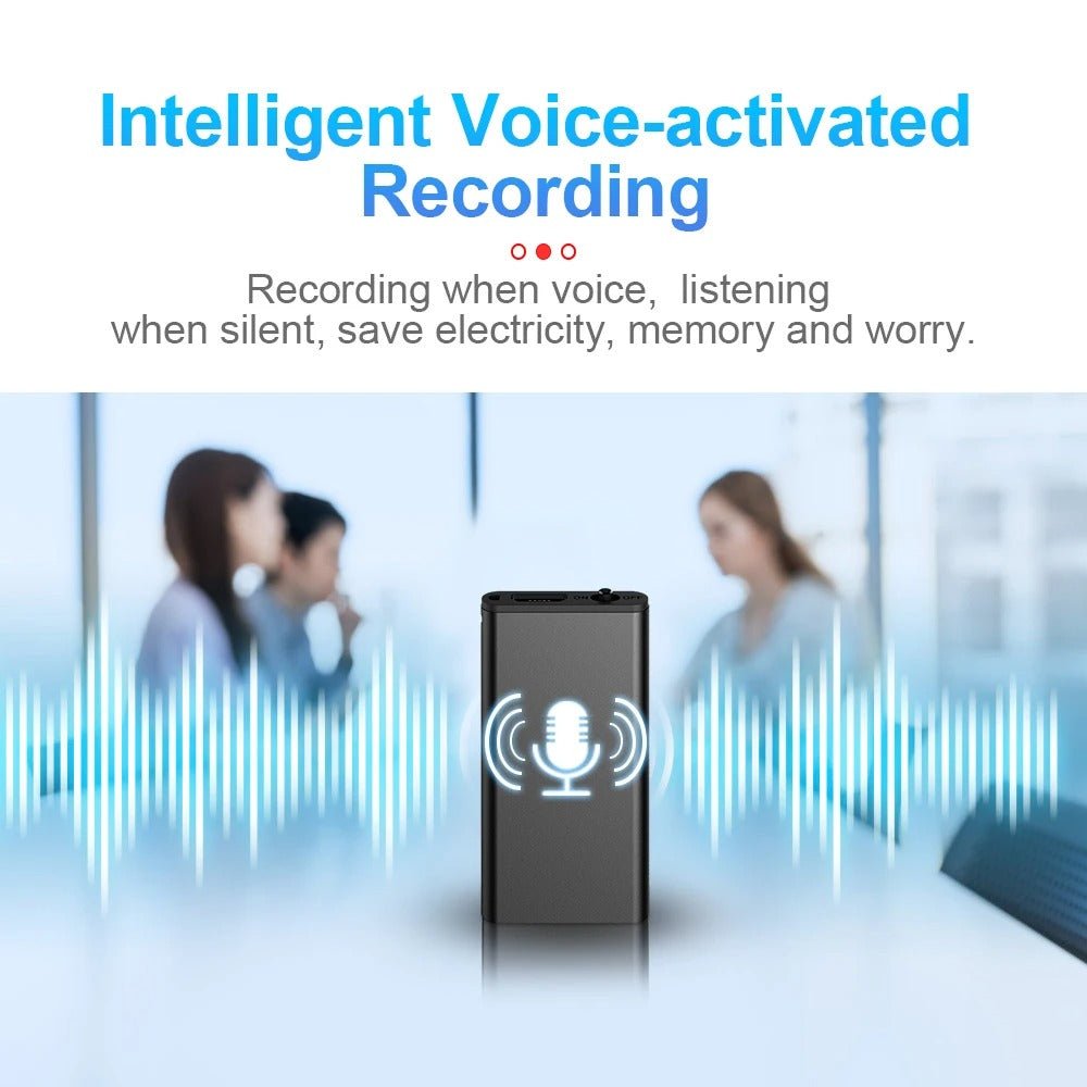 Compact Voice-Activated Digital Audio Recorder