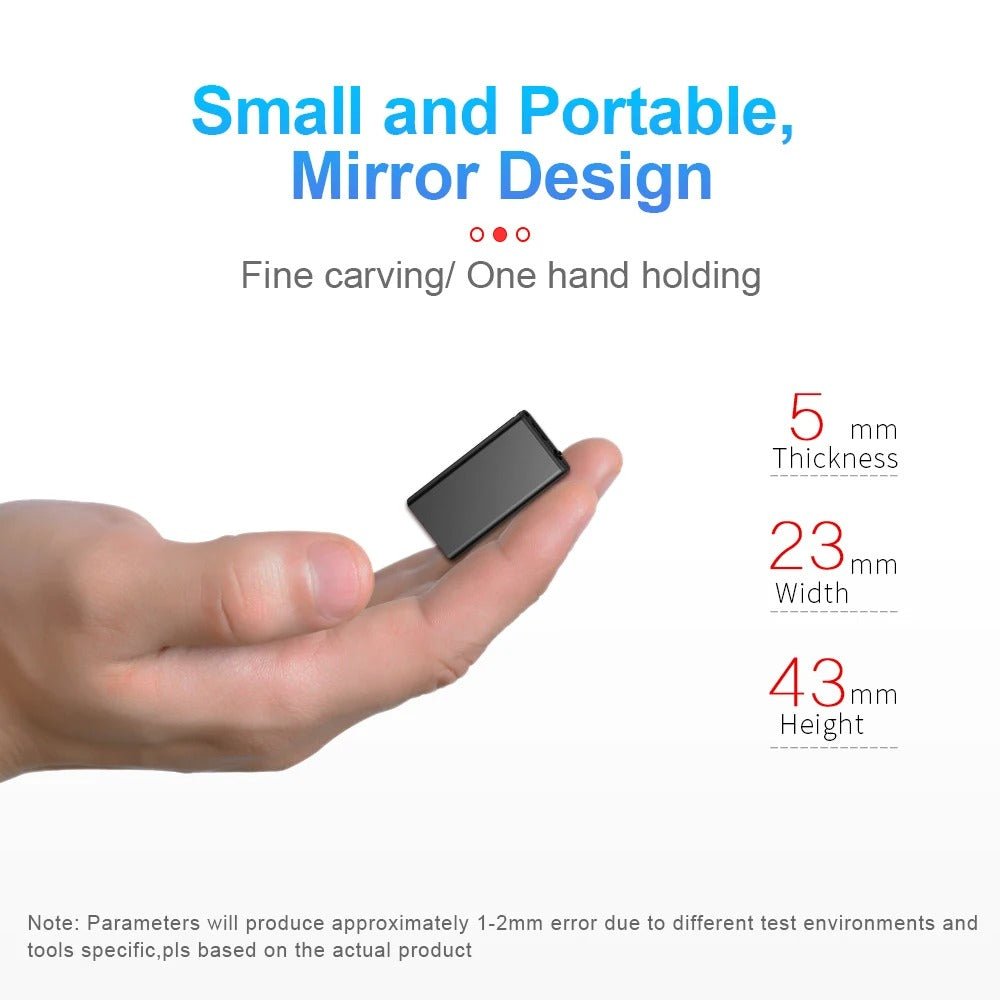 Compact Voice-Activated Digital Audio Recorder