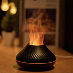 Volcano Flame Effect Air Humidifier and Aroma Diffuser