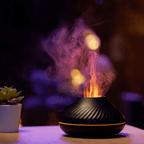 Volcano Flame Effect Air Humidifier and Aroma Diffuser