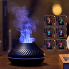 Volcano Flame Effect Air Humidifier and Aroma Diffuser