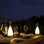 Create an atmosphere with a bottle-shaped LED lamp