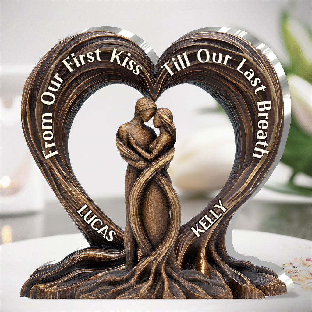 TreeHeart Plaque | Acrylic Plaque in Custom Shape Personalized Heart of the Trees
