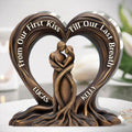 TreeHeart Plaque | Acrylic Plaque in Custom Shape Personalized Heart of the Trees