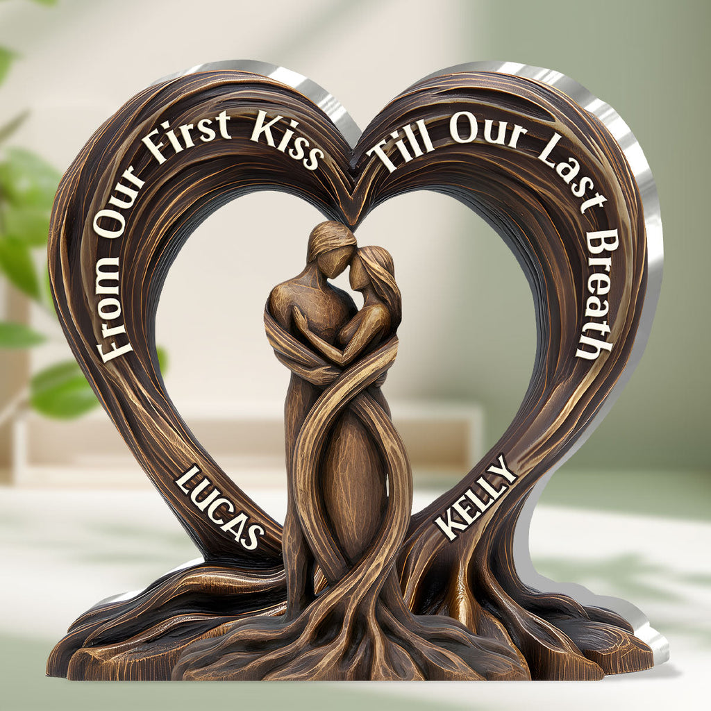 TreeHeart Plaque | Acrylic Plaque in Custom Shape Personalized Heart of the Trees