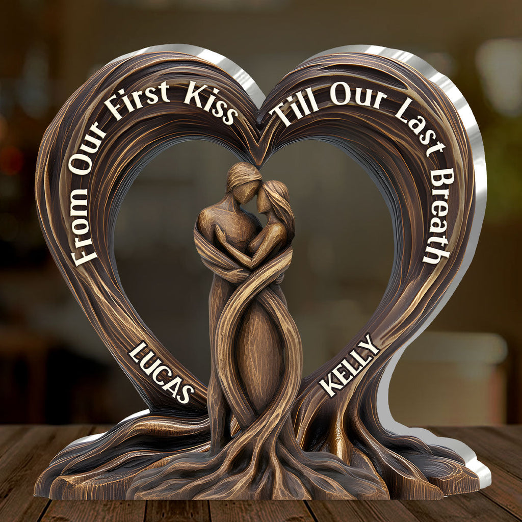 TreeHeart Plaque | Acrylic Plaque in Custom Shape Personalized Heart of the Trees
