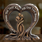 TreeHeart Plaque | Acrylic Plaque in Custom Shape Personalized Heart of the Trees