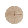 Awaken your space with the Wabi-sabi wall clock made of travertine