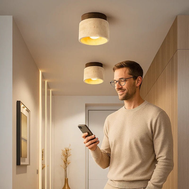 WABILIGHT – Wooden LED Lamp for Serene Ambiance