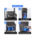 Wall-Mounted Metal Commercial Can Crusher with Bottle Opener
