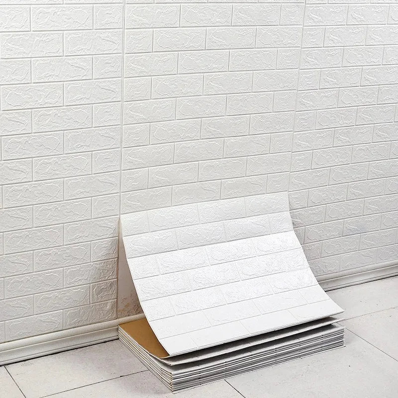 WALLFORM – 3D Foam Brick Pattern Wallpaper