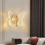 FloraVyne LED Wall Light – Butterfly-shaped design lamp with 3 light modes energy-saving and elegant