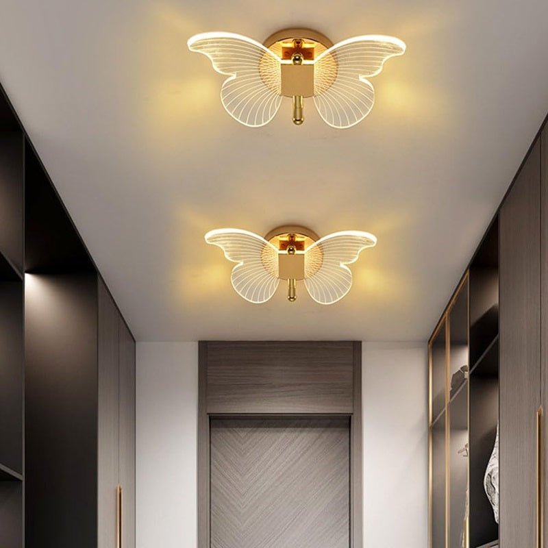 FloraVyne LED Wall Light – Butterfly-shaped design lamp with 3 light modes energy-saving and elegant