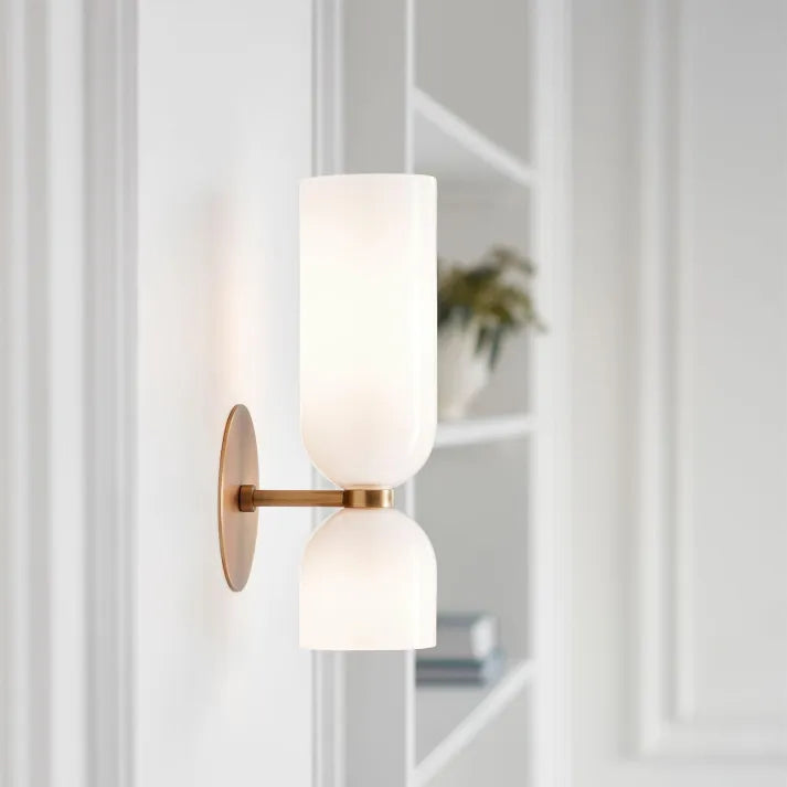 Glass Wall Lamp with LED Technology Combination of Elegance and Functionality
