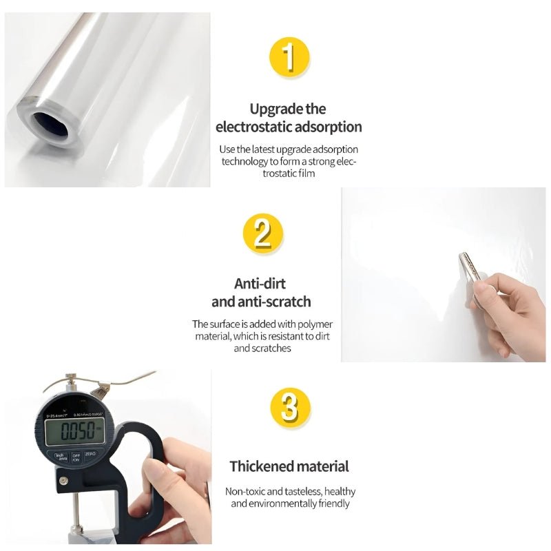 WALLSHIELD FILM – Transparent Wall Protection Film with Electrostatic Adhesion