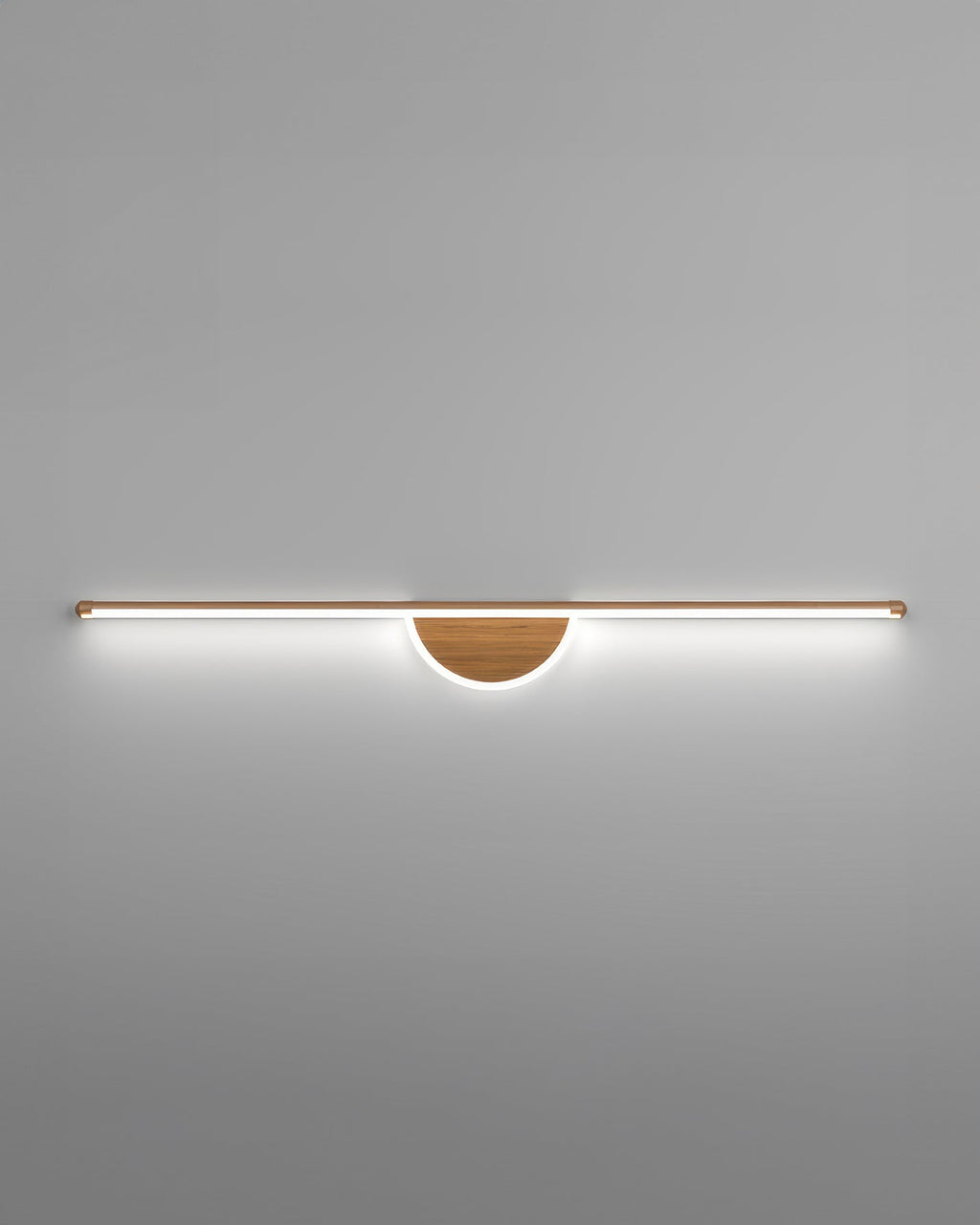 Modern Wall Lamp made of Wooden Arch