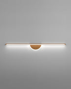 Modern Wall Lamp made of Wooden Arch