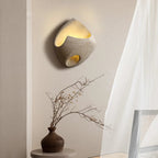 Minimalist Wall Lamp with Wabi-Sabi Aesthetics