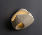 Minimalist Wall Lamp with Wabi-Sabi Aesthetics