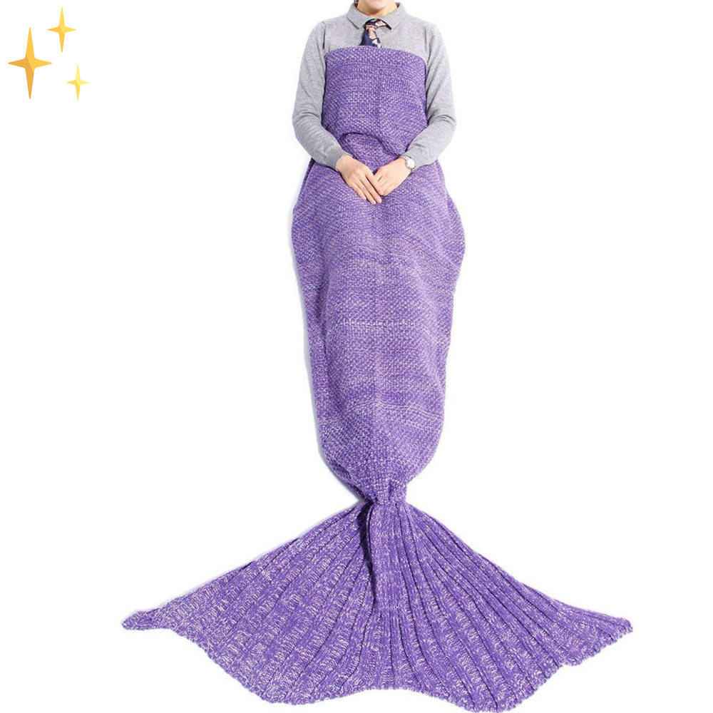 Warm Knitted Mermaid Tail Blanket - MermaidDreams