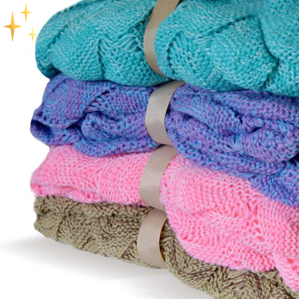 Warm Knitted Mermaid Tail Blanket - MermaidDreams