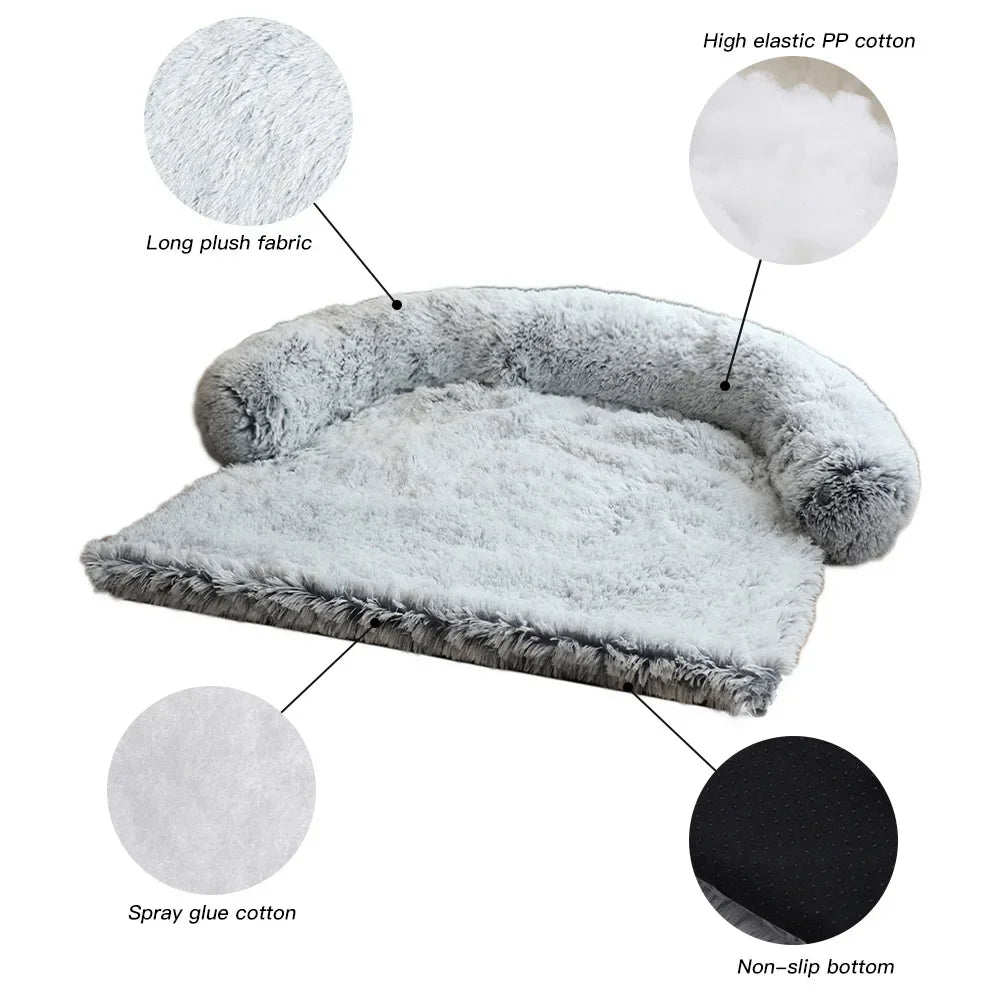 Washable Pet Sofa Blanket - PlushNest