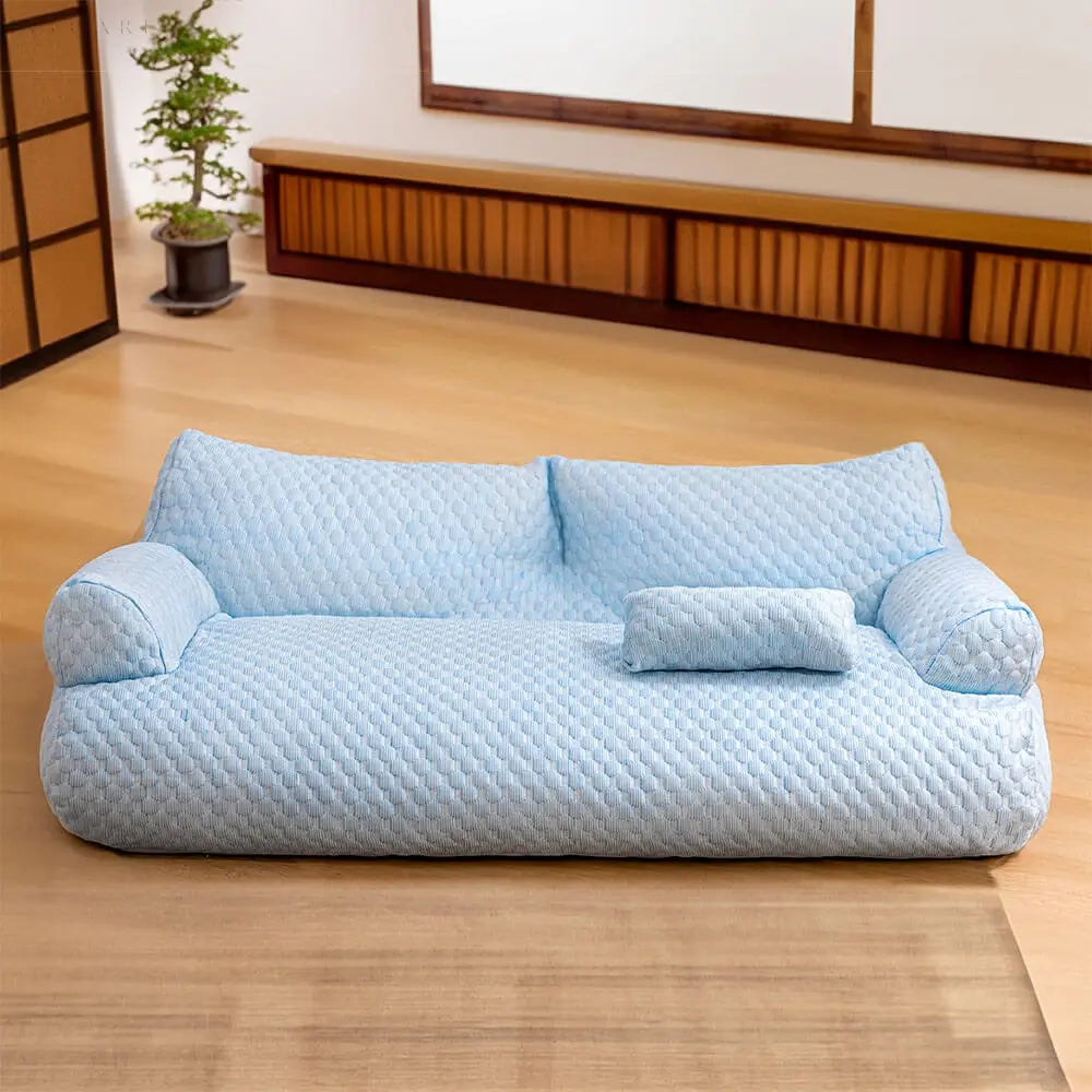 Washable Plush Pet Cushion Bed - CozyPaws