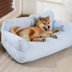 Washable Plush Pet Cushion Bed - CozyPaws