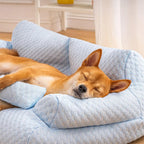 Washable Plush Pet Cushion Bed - CozyPaws