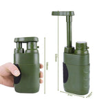 Portable Survival Water Filter – Filters 3000L, No Power Needed, Ideal for Camping & Emergencies