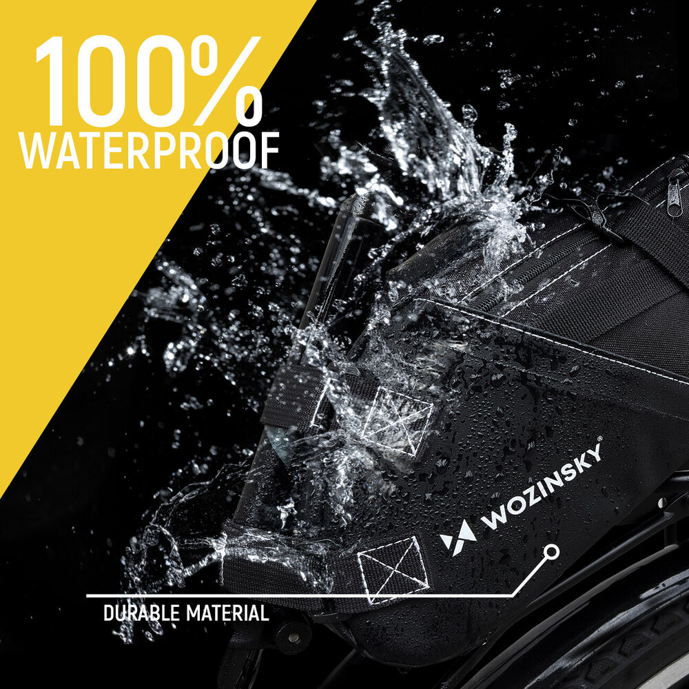 Waterproof Bicycle Saddle Bag with Large Capacity – AquaTrail